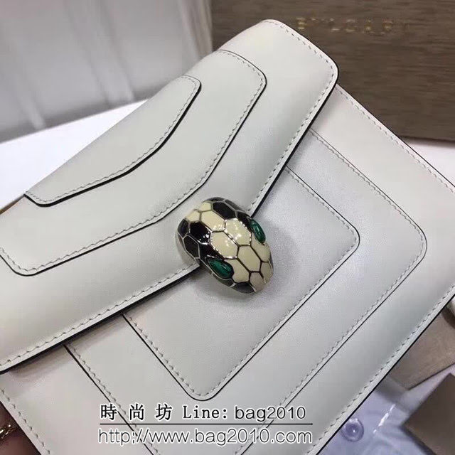 BVLGARI寶格麗 專櫃新款 蛇頭扣環 單層蛇頭包 鏈條單肩斜挎包 B283558 FYD1312